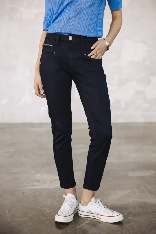 High Waist | Super Slim*Freeman T. Porter Alexa High Waist Cropped flora