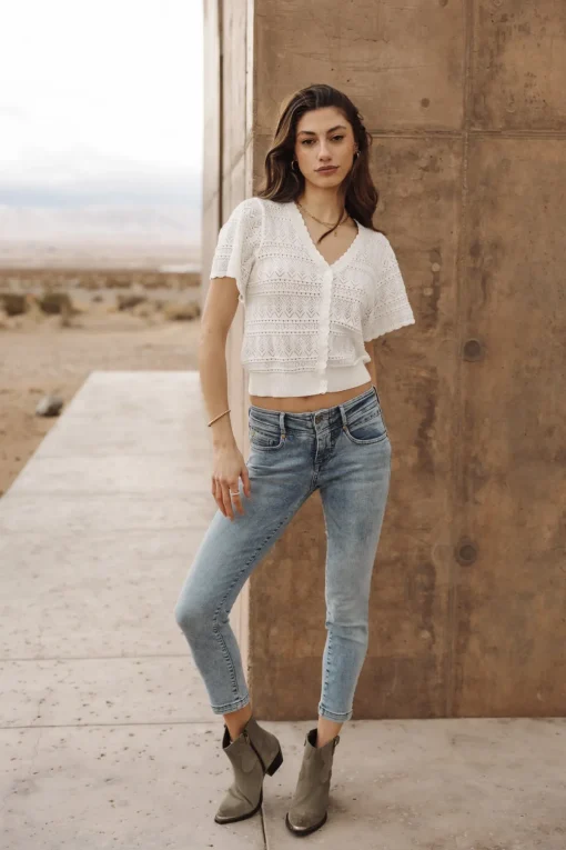 Super Slim | Cropped*Freeman T. Porter Anae boceanostuds