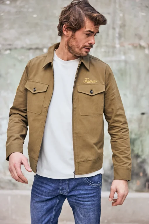 Jackets & Overshirts*Freeman T. Porter Antonio Dover duskygreen