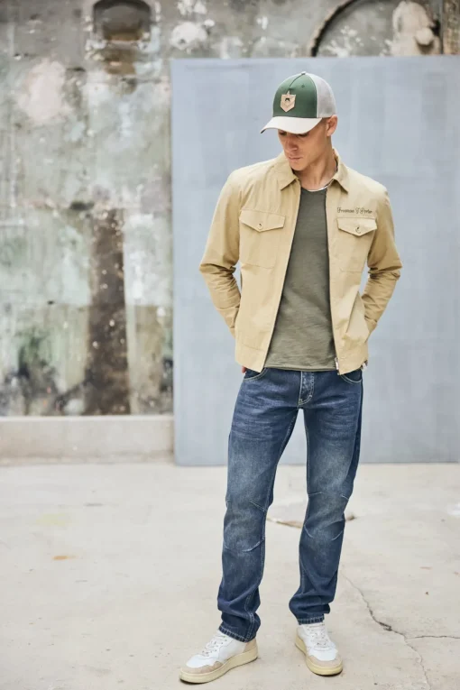 Jackets & Overshirts*Freeman T. Porter Antonio Trek farmbeige