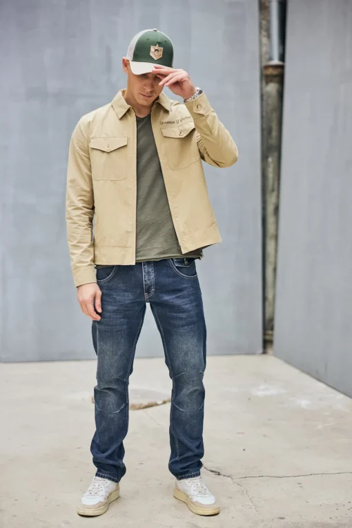 Jackets & Overshirts*Freeman T. Porter Antonio Trek farmbeige