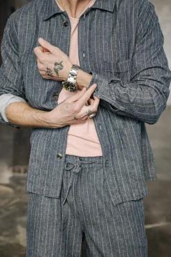 Jackets & Overshirts*Freeman T. Porter Barney Zappy indigo