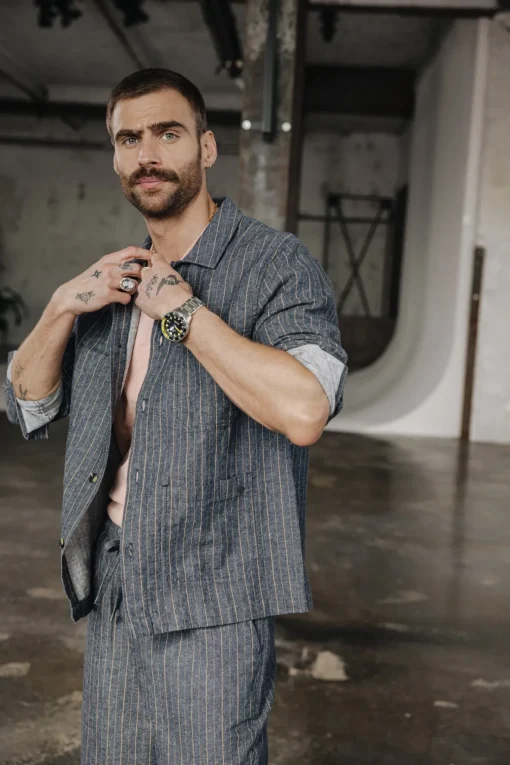 Jackets & Overshirts*Freeman T. Porter Barney Zappy indigo