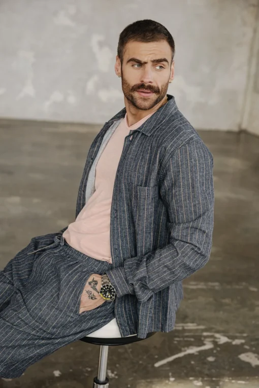 Jackets & Overshirts*Freeman T. Porter Barney Zappy indigo