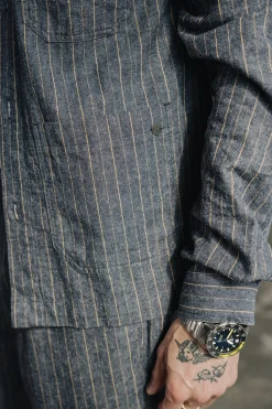Jackets & Overshirts*Freeman T. Porter Barney Zappy indigo