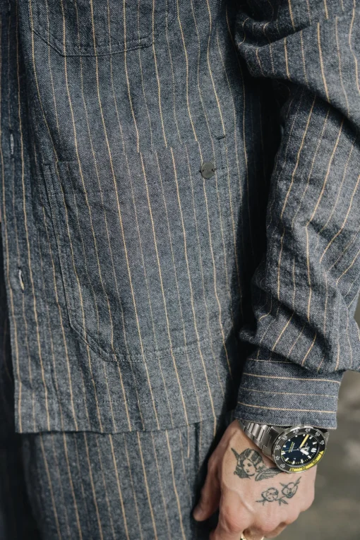Jackets & Overshirts*Freeman T. Porter Barney Zappy indigo