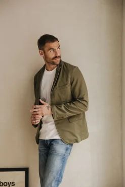 Jackets & Overshirts*Freeman T. Porter Barry Epic olivenight