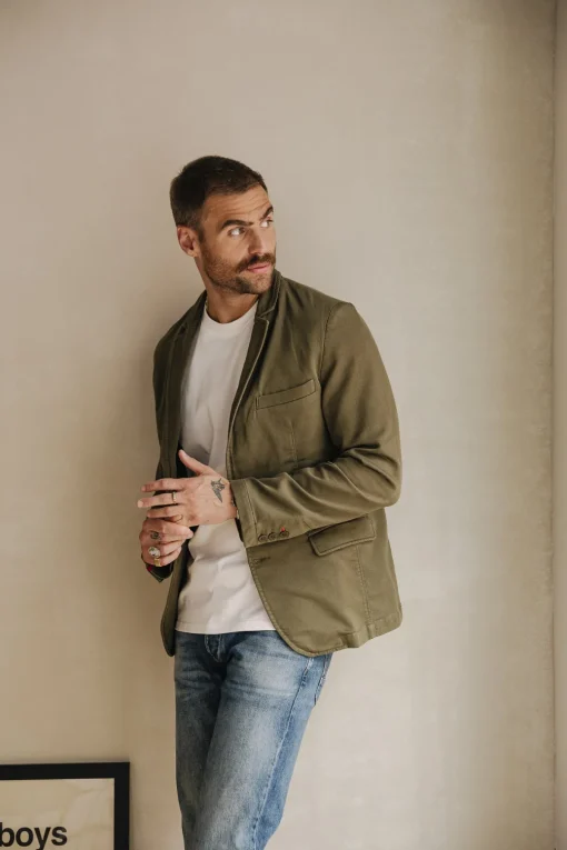 Jackets & Overshirts*Freeman T. Porter Barry Epic olivenight