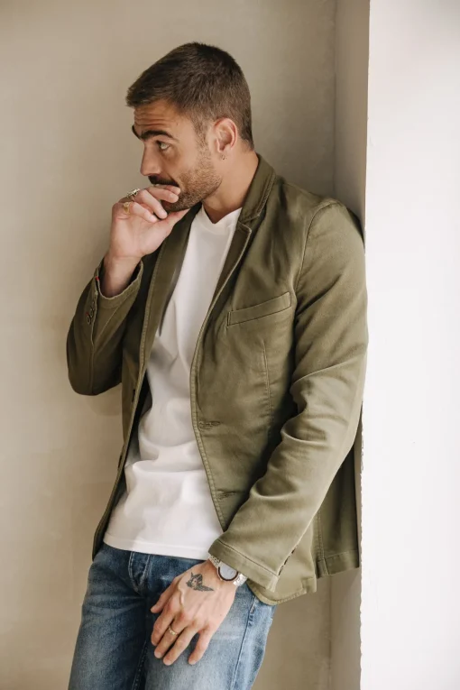Jackets & Overshirts*Freeman T. Porter Barry Epic olivenight