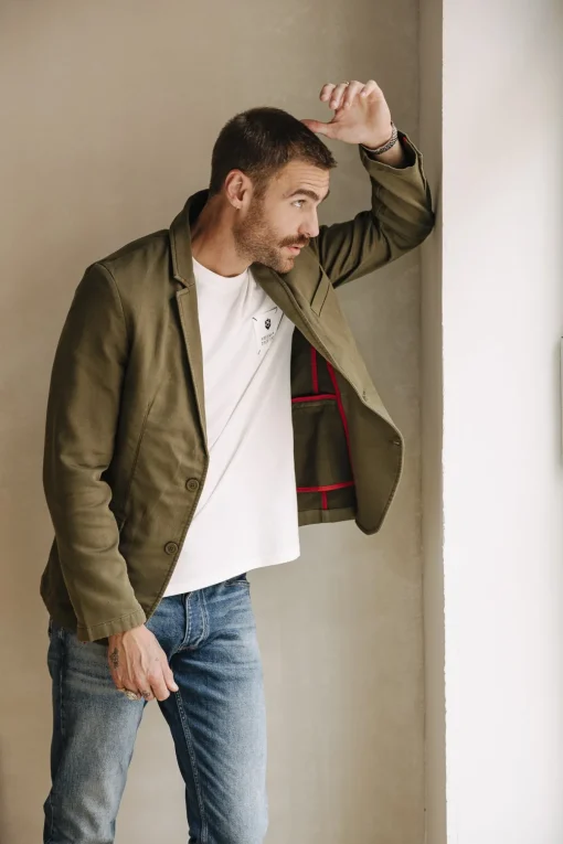 Jackets & Overshirts*Freeman T. Porter Barry Epic olivenight