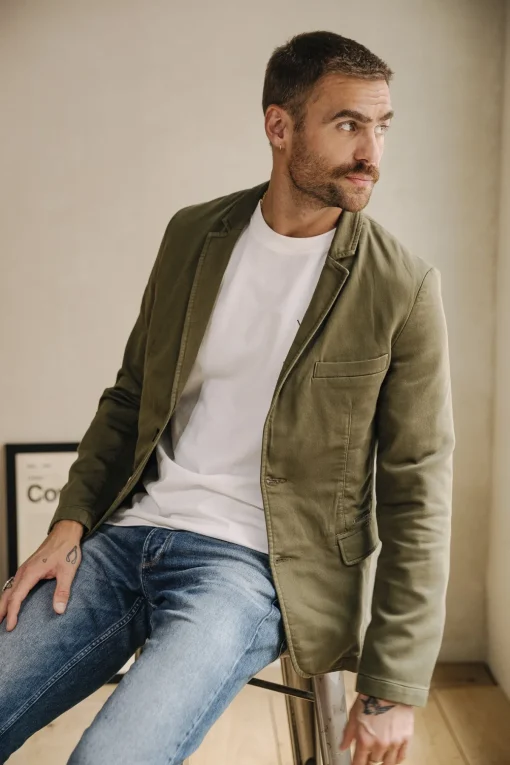 Jackets & Overshirts*Freeman T. Porter Barry Epic olivenight