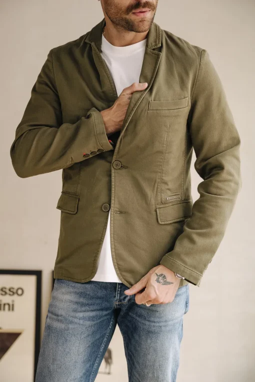 Jackets & Overshirts*Freeman T. Porter Barry Epic olivenight