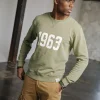 Sweaters & Sweatshirts*Freeman T. Porter Baton 1963 dustyolive