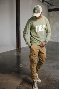 Sweaters & Sweatshirts*Freeman T. Porter Baton 1963 dustyolive