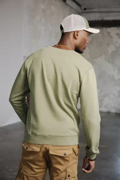Sweaters & Sweatshirts*Freeman T. Porter Baton 1963 dustyolive