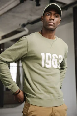 Sweaters & Sweatshirts*Freeman T. Porter Baton 1963 dustyolive