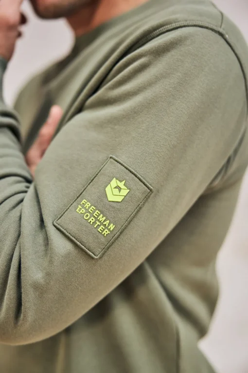 Sweaters & Sweatshirts*Freeman T. Porter Baton Snug deeplichengreen