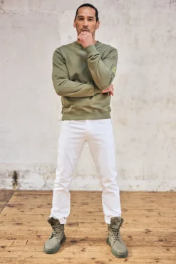 Sweaters & Sweatshirts*Freeman T. Porter Baton Snug deeplichengreen