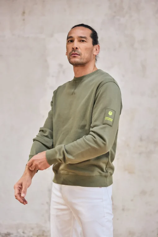 Sweaters & Sweatshirts*Freeman T. Porter Baton Snug deeplichengreen