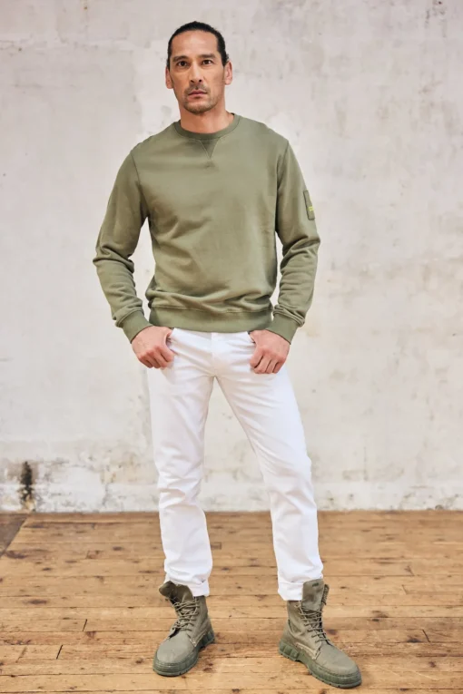 Sweaters & Sweatshirts*Freeman T. Porter Baton Snug deeplichengreen