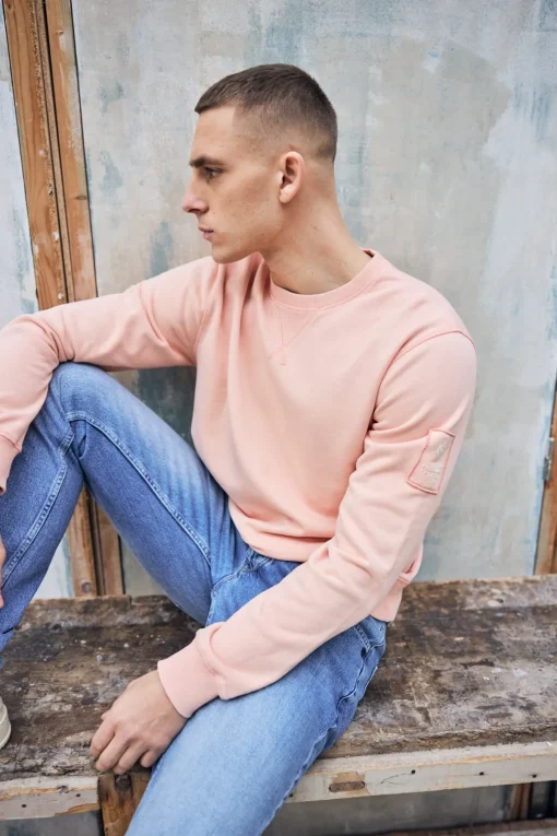 Sweaters & Sweatshirts*Freeman T. Porter Baton Snug dustypink