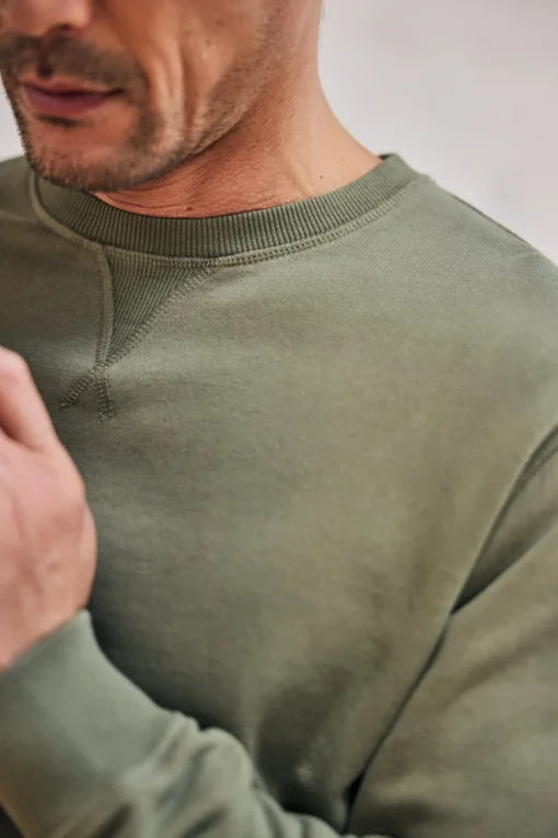 Sweaters & Sweatshirts*Freeman T. Porter Baton Snug deeplichengreen