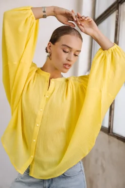Tops & Shirts*Freeman T. Porter Belly plain lightyellow