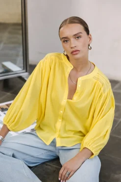 Tops & Shirts*Freeman T. Porter Belly plain lightyellow