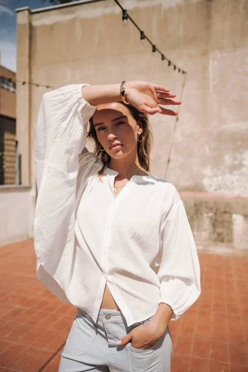 Tops & Shirts*Freeman T. Porter Belly plain offwhite