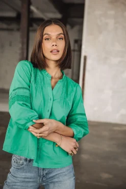 Tops & Shirts*Freeman T. Porter Brune Lace deepmint