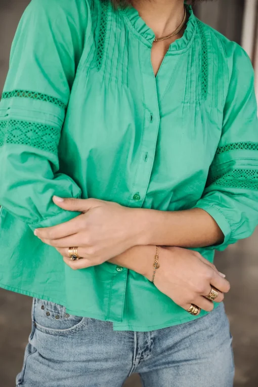 Tops & Shirts*Freeman T. Porter Brune Lace deepmint