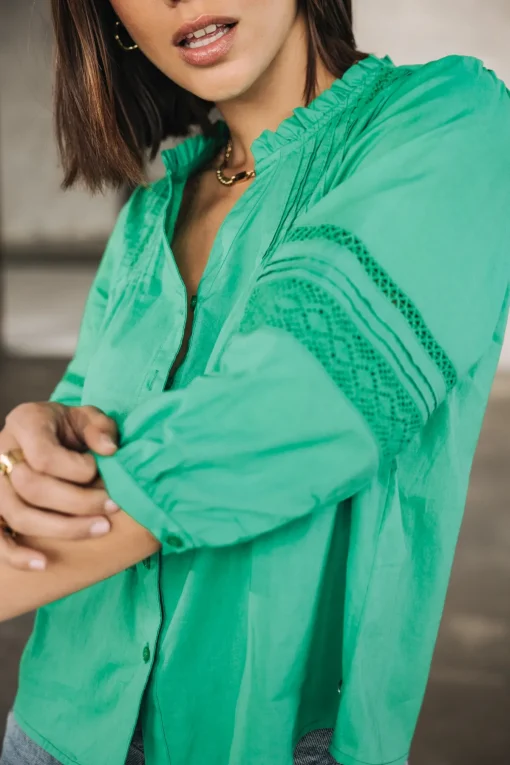 Tops & Shirts*Freeman T. Porter Brune Lace deepmint