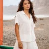 Tops & Shirts*Freeman T. Porter Cachini Crochet ecru