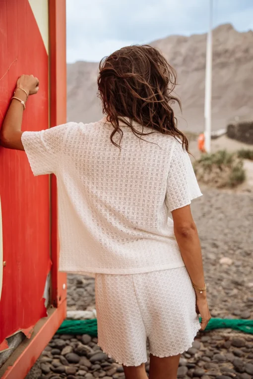 Tops & Shirts*Freeman T. Porter Cachini Crochet ecru