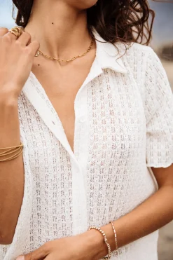 Tops & Shirts*Freeman T. Porter Cachini Crochet ecru