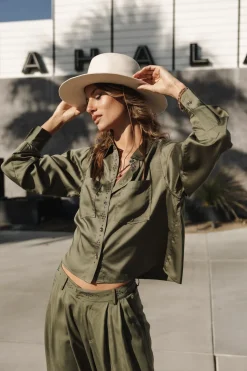 Tops & Shirts*Freeman T. Porter Caretina Silken fourleafclover