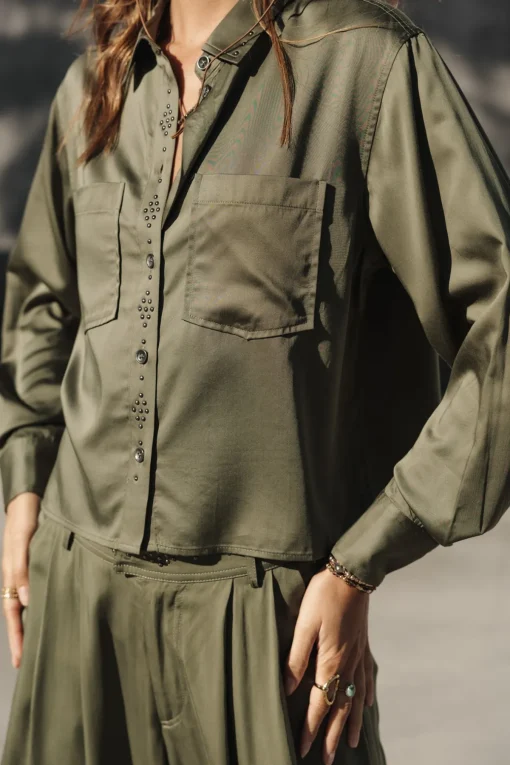 Tops & Shirts*Freeman T. Porter Caretina Silken fourleafclover