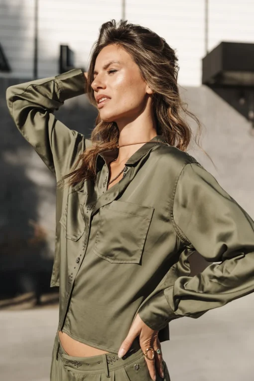 Tops & Shirts*Freeman T. Porter Caretina Silken fourleafclover