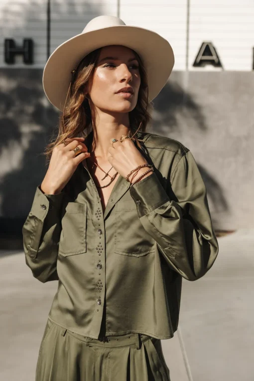 Tops & Shirts*Freeman T. Porter Caretina Silken fourleafclover
