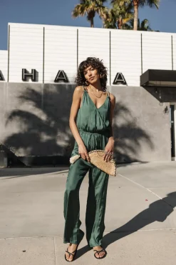 Overalls & Dungarees*Freeman T. Porter Carlane Plain Color thyme