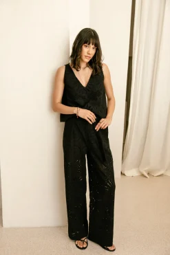 Overalls & Dungarees*Freeman T. Porter Carmane Lace black