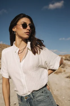 Tops & Shirts*Freeman T. Porter Carmelia white