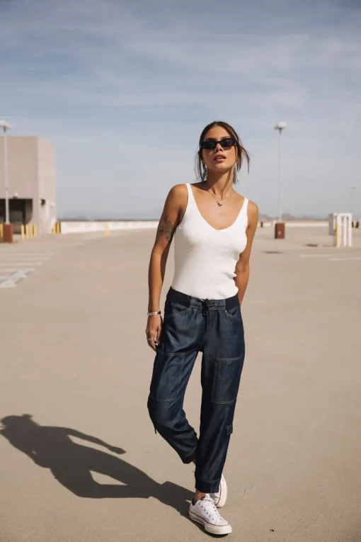 Slim | Cropped*Freeman T. Porter Celine Denim mauriciadark