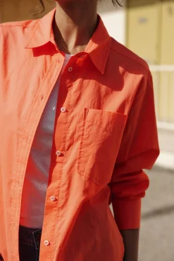Tops & Shirts*Freeman T. Porter Chella Plain Color hotcoral