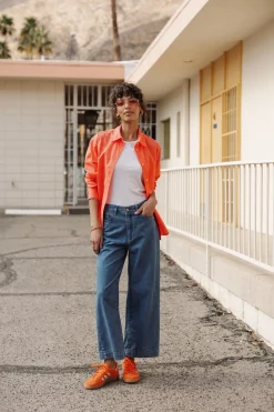 Tops & Shirts*Freeman T. Porter Chella Plain Color hotcoral