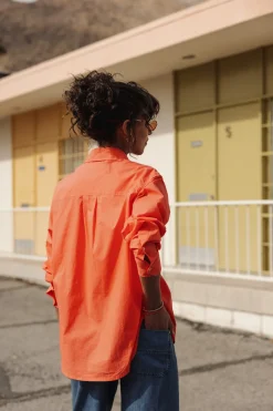 Tops & Shirts*Freeman T. Porter Chella Plain Color hotcoral