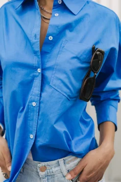 Tops & Shirts*Freeman T. Porter Chella Plain Color frenchblue