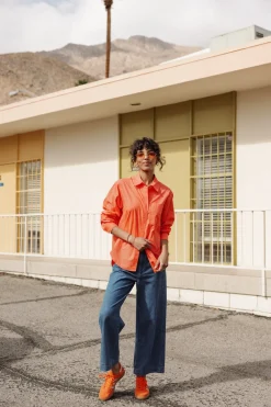 Tops & Shirts*Freeman T. Porter Chella Plain Color hotcoral