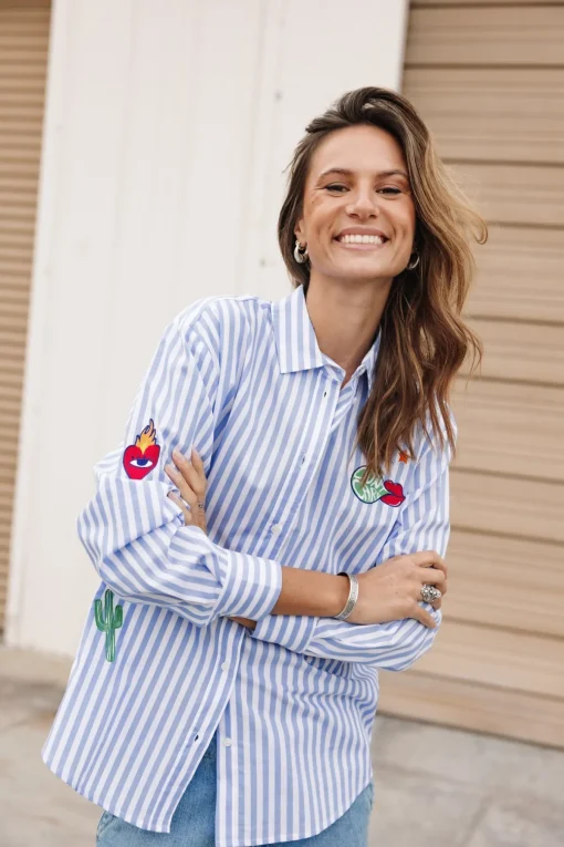 Tops & Shirts*Freeman T. Porter Chella Summer Patches granadasky