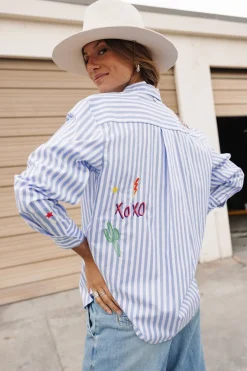 Tops & Shirts*Freeman T. Porter Chella Summer Patches granadasky
